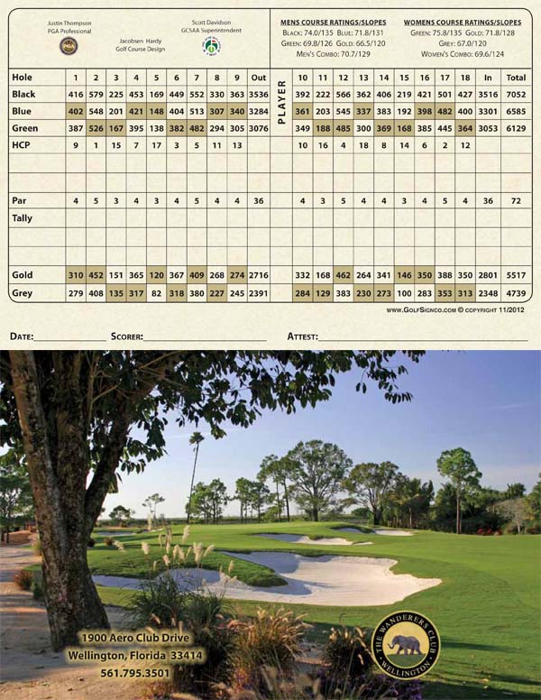 Golf Scorecards Golf Sign And Design Golf Scorecards Golf Sign And Design